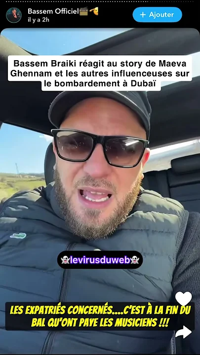 Bassem Reacts to Maeva Ghennam's Dubai Police Incident